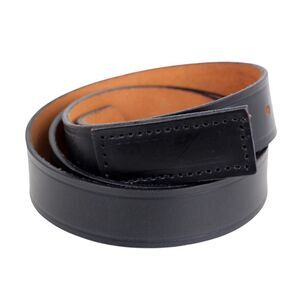 Red Kap BLACK GENUINE LEATHER 1 1/2"Wd CASUAL DRESS MEN'S BELT Sz XL/46-50 (F80